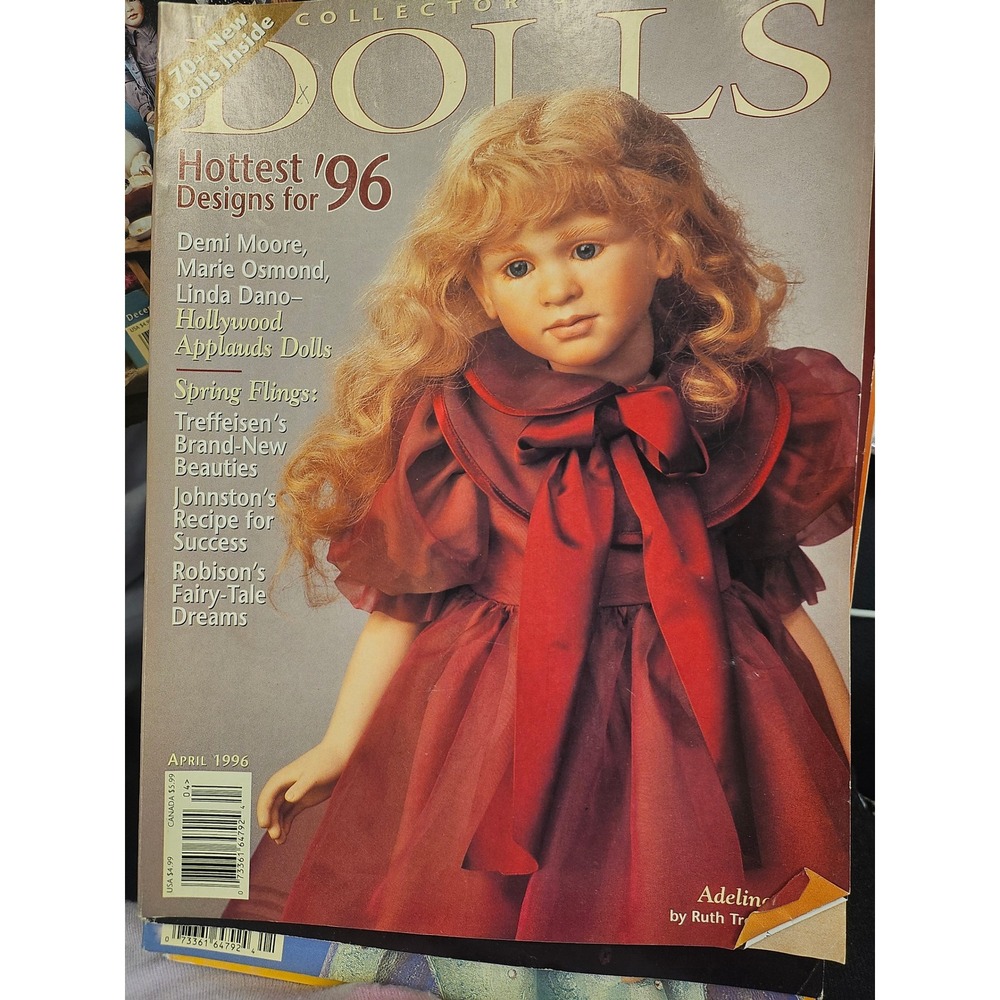 Collector Dolls Magazine April 1996 Hottest Designs Demi Moore Marie Osmond